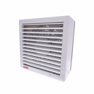 Khaleegia Square Auto Double Shutter Glass Mounting Exhaust Fan 9 Inch K-M9 - White