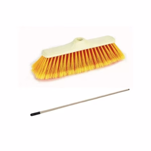 Mr. Brush MR290.12+MH Export Soft Broom With Metal Handle - Yellow