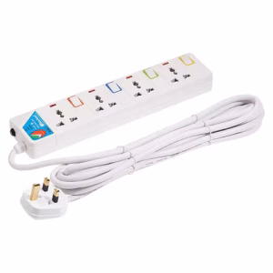 Narken NK-E104 4-Way Extension Cord 13A, 5m