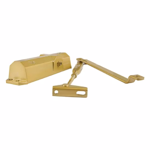 Yale Door Closer, 2122, Gold Finish, Adjustable Closing Speed