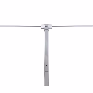 Geepas Stainless Steel Double Door, Vertical Panic Exit, Device Heavy Duty Push Bar