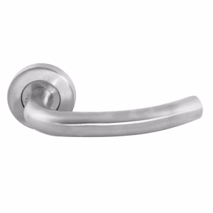 Geepas SS304 Mortise Rosette Tube Lever Handle, 19mm for Internal Doors