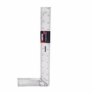Geepas 12" Try Square with Cast Zinc Handle, Suitable for Large Layouts & Site Framing
