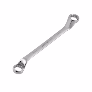 Geepas Cr-V Double Ring Spanner, 25 x 28mm, Suitable for Plant, Mining & Industrial Equipment Bolts