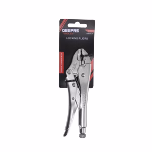 Geepas Curved Jaw Locking Pliers, 7", Suitable for Gripping Bolts, Pipes & Fittings in Tight Spaces