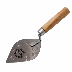 3" Point-Nosed Mason Trowel - Beige/Silver