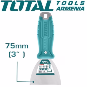 Total THT837526 3 Inch Carbon Steel Putty Trowel